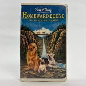 Walt Disney Homeward Bound The Incredible Journey VHS 9850 Clamshell Case G 1993